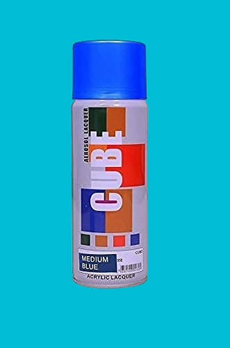     			Golden Fox cube Aerosol Spray Paint 400ml for Multipurpose use Blue Spray Paint 400 ml (Pack of 1)