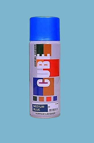 Golden Fox cube Aerosol Spray Paint 400ml for Multipurpose use Blue Spray Paint 400 ml (Pack of 1) Golden Fox cube Aerosol Spray Paint 400ml for Multipurpose use Blue Spray Paint 400 ml (Pack of 1)