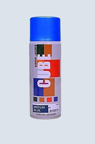 Golden Fox cube Aerosol Spray Paint 400ml for Multipurpose use Blue Spray Paint 400 ml (Pack of 1) Golden Fox cube Aerosol Spray Paint 400ml for Multipurpose use Blue Spray Paint 400 ml (Pack of 1)