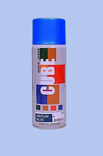 Golden Fox cube Aerosol Spray Paint 400ml for Multipurpose use Blue Spray Paint 400 ml (Pack of 1) Golden Fox cube Aerosol Spray Paint 400ml for Multipurpose use Blue Spray Paint 400 ml (Pack of 1)