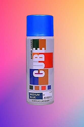     			Golden Fox cube Aerosol Spray Paint 400ml for Multipurpose use Blue Spray Paint 400 ml (Pack of 1)