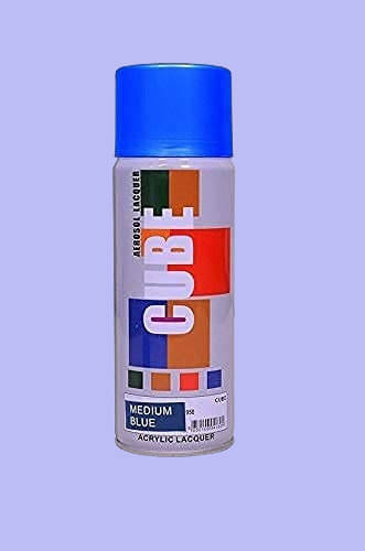     			Golden Fox cube Aerosol Spray Paint 400ml for Multipurpose use Blue Spray Paint 400 ml (Pack of 1)