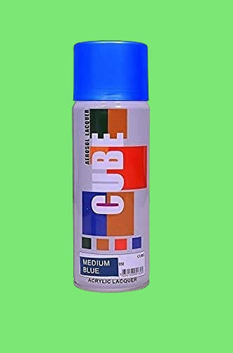 Golden Fox cube Aerosol Spray Paint 400ml for Multipurpose use Blue Spray Paint 400 ml (Pack of 1) Golden Fox cube Aerosol Spray Paint 400ml for Multipurpose use Blue Spray Paint 400 ml (Pack of 1)