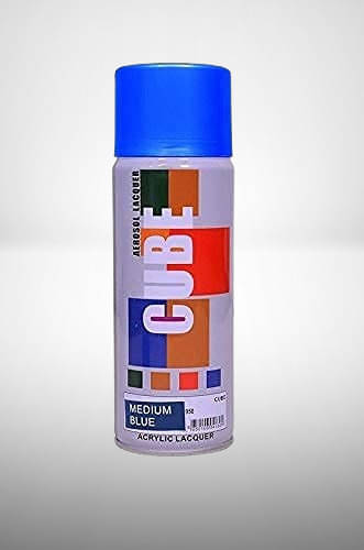 Golden Fox cube Aerosol Spray Paint 400ml for Multipurpose use Blue Spray Paint 400 ml (Pack of 1) Golden Fox cube Aerosol Spray Paint 400ml for Multipurpose use Blue Spray Paint 400 ml (Pack of 1)