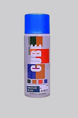     			Golden Fox cube Aerosol Spray Paint 400ml for Multipurpose use Blue Spray Paint 400 ml (Pack of 1)