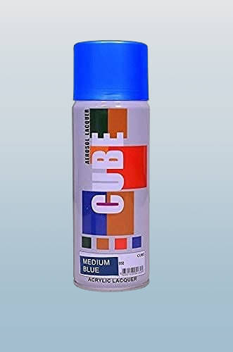     			Golden Fox cube Aerosol Spray Paint 400ml for Multipurpose use Blue Spray Paint 400 ml (Pack of 1)