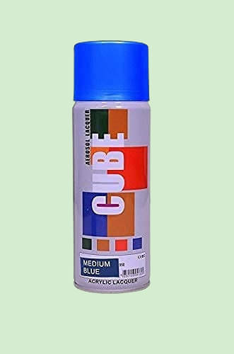     			Golden Fox cube Aerosol Spray Paint 400ml for Multipurpose use Blue Spray Paint 400 ml (Pack of 1)
