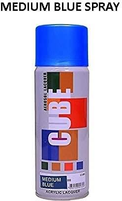 Golden Fox cube Aerosol Spray Paint 400ml for Multipurpose use Blue Spray Paint 400 ml (Pack of 1) Golden Fox cube Aerosol Spray Paint 400ml for Multipurpose use Blue Spray Paint 400 ml (Pack of 1)
