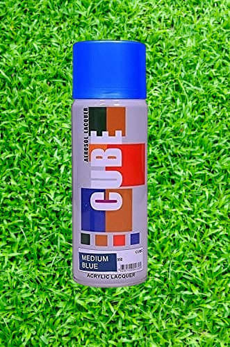 Golden Fox cube Aerosol Spray Paint 400ml for Multipurpose use Blue Spray Paint 400 ml (Pack of 1) Golden Fox cube Aerosol Spray Paint 400ml for Multipurpose use Blue Spray Paint 400 ml (Pack of 1)