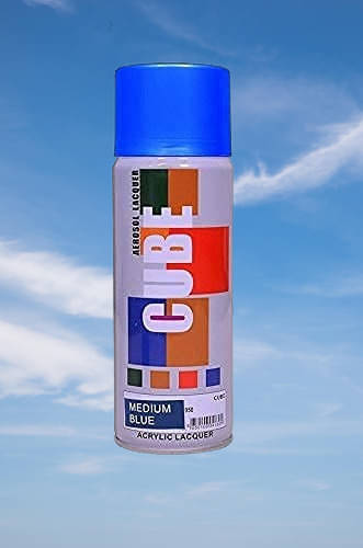 Golden Fox cube Aerosol Spray Paint 400ml for Multipurpose use Blue Spray Paint 400 ml (Pack of 1) Golden Fox cube Aerosol Spray Paint 400ml for Multipurpose use Blue Spray Paint 400 ml (Pack of 1)