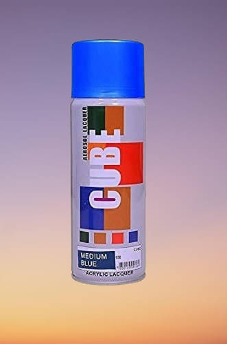 Golden Fox cube Aerosol Spray Paint 400ml for Multipurpose use Blue Spray Paint 400 ml (Pack of 1) Golden Fox cube Aerosol Spray Paint 400ml for Multipurpose use Blue Spray Paint 400 ml (Pack of 1)