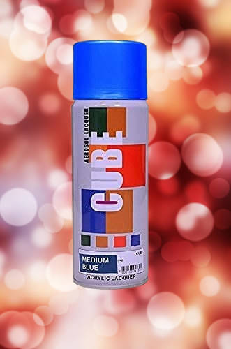 Golden Fox cube Aerosol Spray Paint 400ml for Multipurpose use Blue Spray Paint 400 ml (Pack of 1) Golden Fox cube Aerosol Spray Paint 400ml for Multipurpose use Blue Spray Paint 400 ml (Pack of 1)