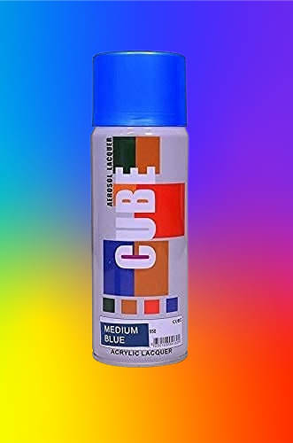 Golden Fox cube Aerosol Spray Paint 400ml for Multipurpose use Blue Spray Paint 400 ml (Pack of 1) Golden Fox cube Aerosol Spray Paint 400ml for Multipurpose use Blue Spray Paint 400 ml (Pack of 1)