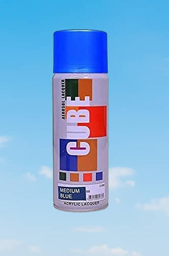     			Golden Fox cube Aerosol Spray Paint 400ml for Multipurpose use Blue Spray Paint 400 ml (Pack of 1)