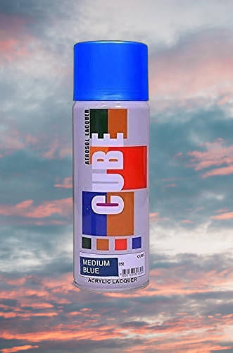 Golden Fox cube Aerosol Spray Paint 400ml for Multipurpose use Blue Spray Paint 400 ml (Pack of 1) Golden Fox cube Aerosol Spray Paint 400ml for Multipurpose use Blue Spray Paint 400 ml (Pack of 1)