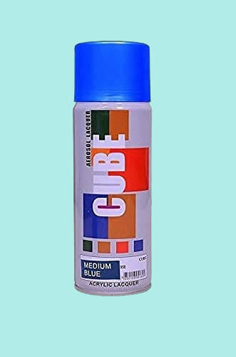     			Golden Fox cube Aerosol Spray Paint 400ml for Multipurpose use Blue Spray Paint 400 ml (Pack of 1)