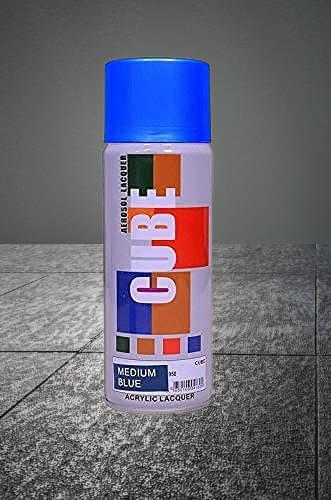 Golden Fox cube Aerosol Spray Paint 400ml for Multipurpose use Blue Spray Paint 400 ml (Pack of 1)     			Golden Fox cube Aerosol Spray Paint 400ml for Multipurpose use Blue Spray Paint 400 ml (Pack of 1)