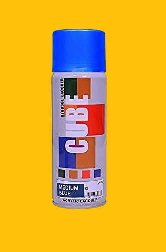 Golden Fox cube Aerosol Spray Paint 400ml for Multipurpose use Blue Spray Paint 400 ml (Pack of 1) Golden Fox cube Aerosol Spray Paint 400ml for Multipurpose use Blue Spray Paint 400 ml (Pack of 1)