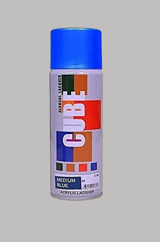     			Golden Fox cube Aerosol Spray Paint 400ml for Multipurpose use Blue Spray Paint 400 ml (Pack of 1)