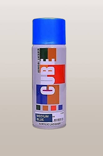 Golden Fox cube Aerosol Spray Paint 400ml for Multipurpose use Blue Spray Paint 400 ml (Pack of 1) Golden Fox cube Aerosol Spray Paint 400ml for Multipurpose use Blue Spray Paint 400 ml (Pack of 1)