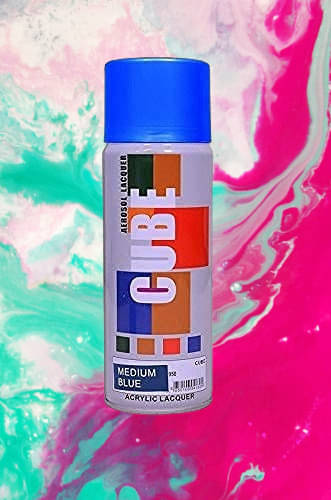 Golden Fox cube Aerosol Spray Paint 400ml for Multipurpose use Blue Spray Paint 400 ml (Pack of 1) Golden Fox cube Aerosol Spray Paint 400ml for Multipurpose use Blue Spray Paint 400 ml (Pack of 1)