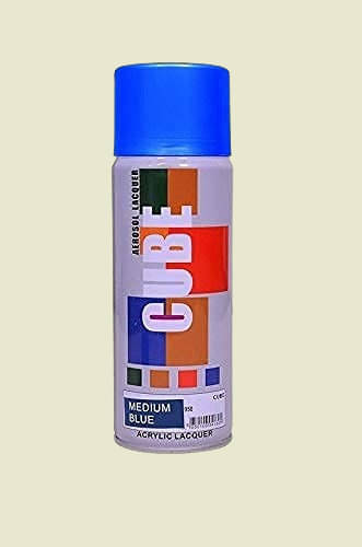     			Golden Fox cube Aerosol Spray Paint 400ml for Multipurpose use Blue Spray Paint 400 ml (Pack of 1)