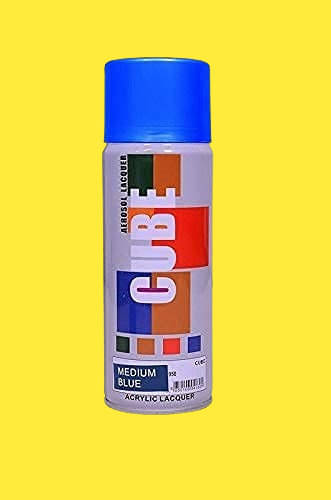 Golden Fox cube Aerosol Spray Paint 400ml for Multipurpose use Blue Spray Paint 400 ml (Pack of 1) Golden Fox cube Aerosol Spray Paint 400ml for Multipurpose use Blue Spray Paint 400 ml (Pack of 1)