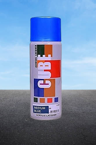 Golden Fox cube Aerosol Spray Paint 400ml for Multipurpose use Blue Spray Paint 400 ml (Pack of 1) Golden Fox cube Aerosol Spray Paint 400ml for Multipurpose use Blue Spray Paint 400 ml (Pack of 1)