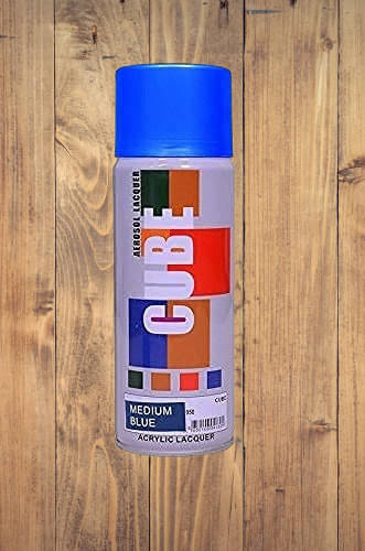 Golden Fox cube Aerosol Spray Paint 400ml for Multipurpose use Blue Spray Paint 400 ml (Pack of 1) Golden Fox cube Aerosol Spray Paint 400ml for Multipurpose use Blue Spray Paint 400 ml (Pack of 1)