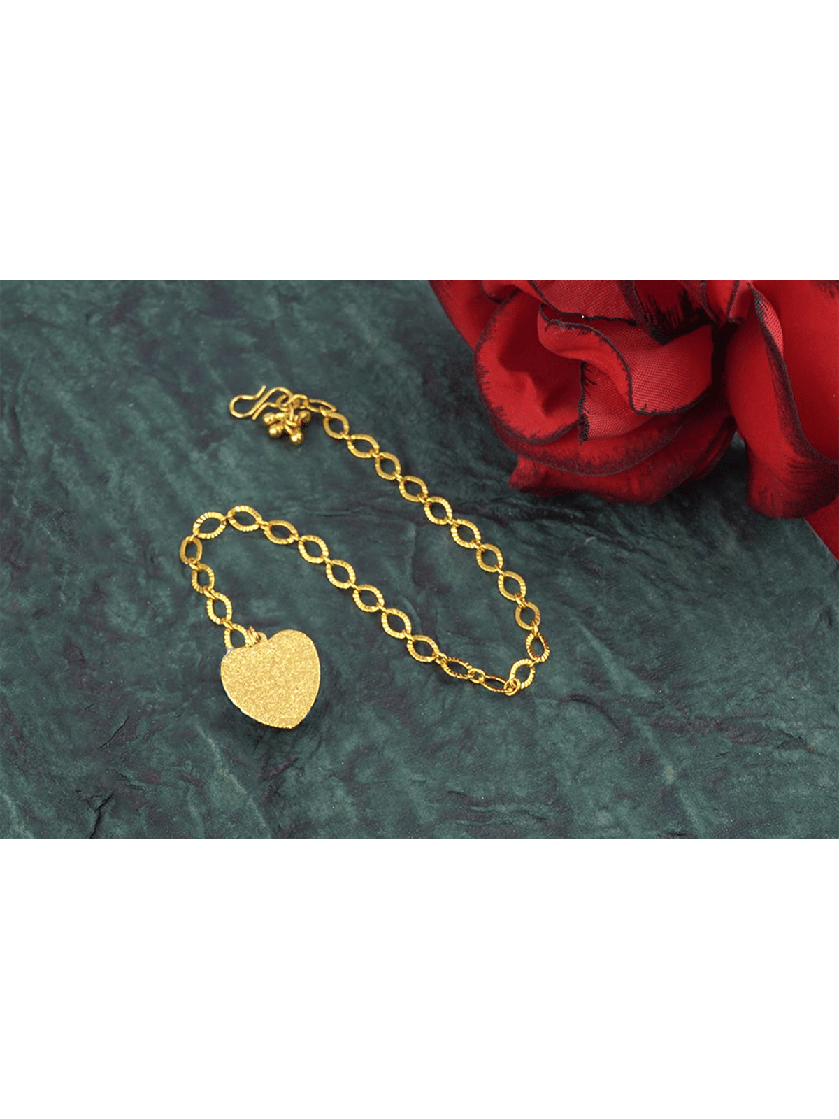     			JFL - Jewellery For Less Gold Charm Bracelet ( Pack of 1 )