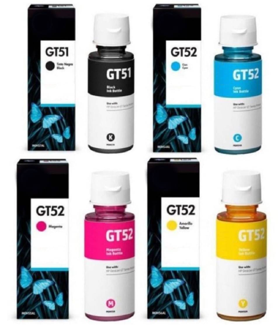     			KALAR GT51/52 For 5820 Multicolor Ink ( 90 ml ) Pack of 4 For H_P Ink Tank 115, 310, 315, 410, 415, 416, 419, 515, 516, 530, 589, 615,  GT 5810, GT 5811, GT 5820