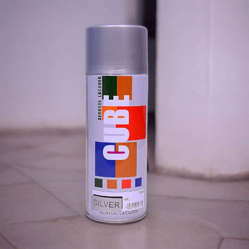     			Golden Fox Silver Spray Paint 400 ml (Pack of 1)