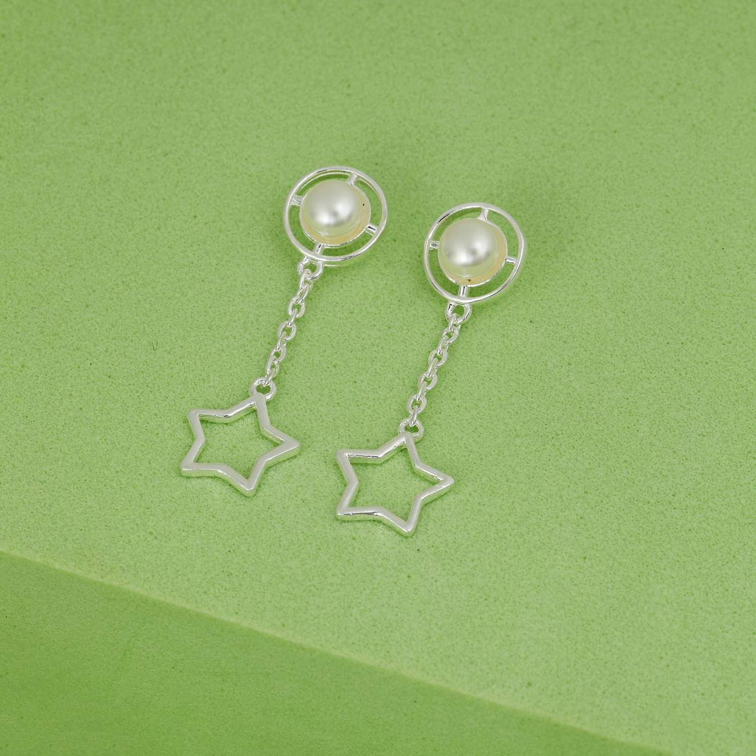     			Maira 925 Sterling Silver Silver Earring
