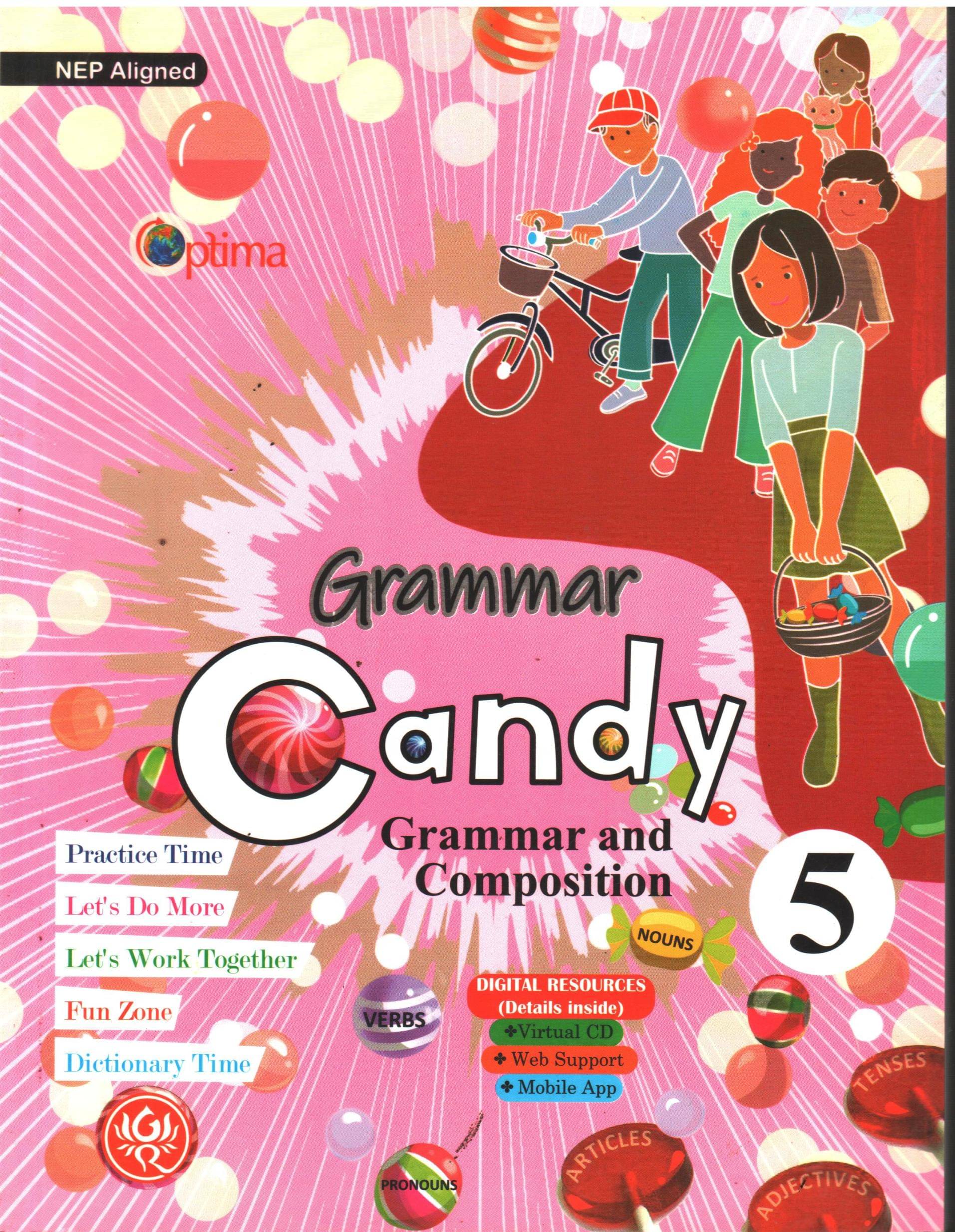     			Optima Grammar Candy Grammar and Composition Class 5