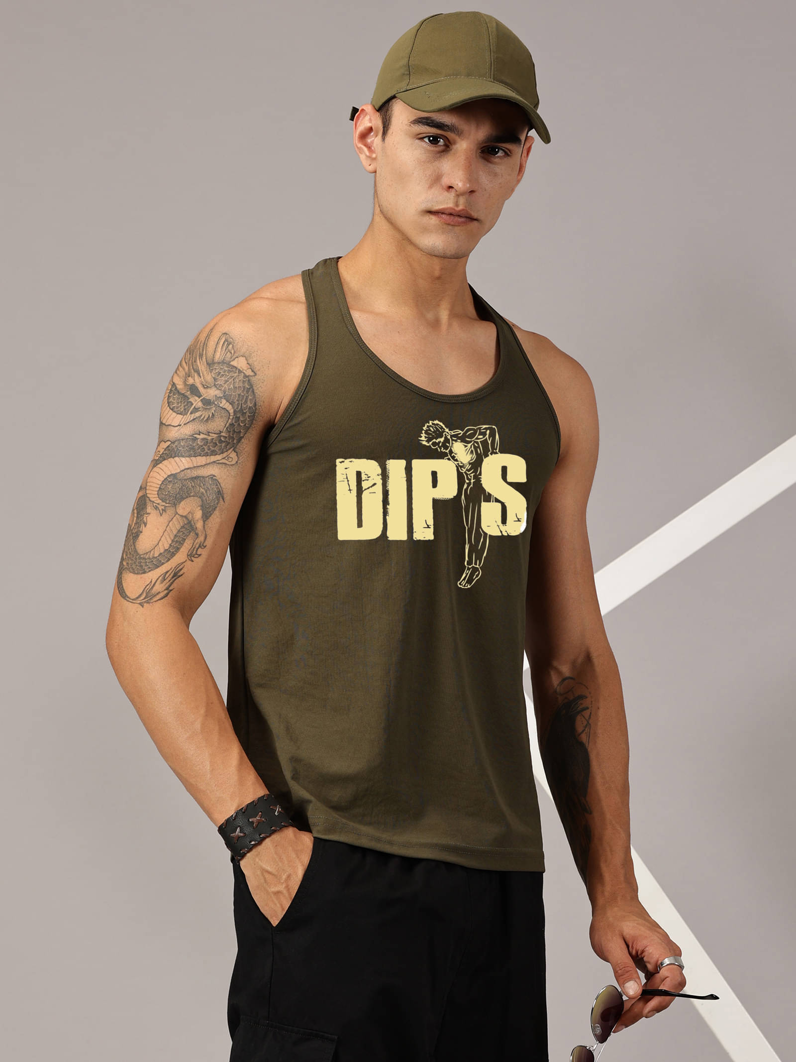 RodZen Pack of 1 Polyester Gym Vest For Men ( Green ) RodZen Pack of 1 Polyester Gym Vest For Men ( Green )