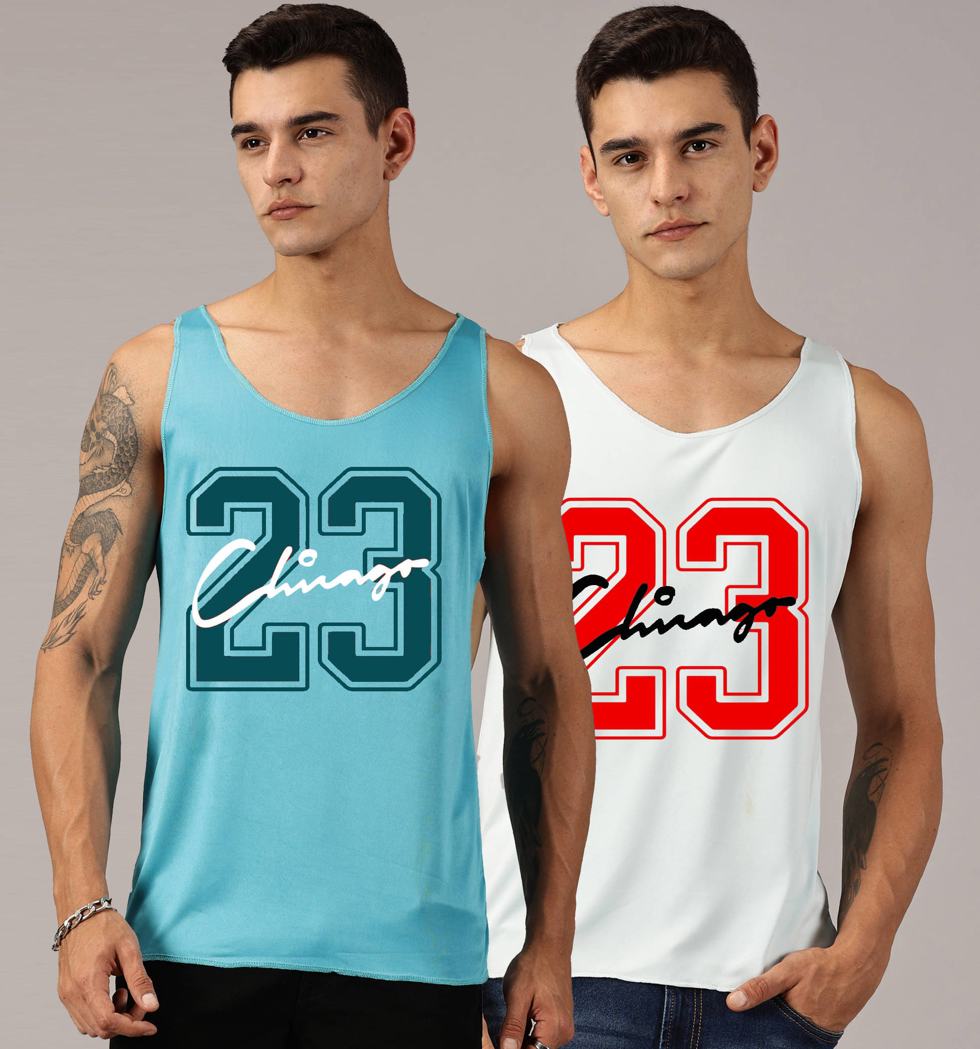     			RodZen Pack of 2 Polyester Gym Vest For Men ( Multicolor )