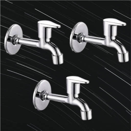 SPOUTMAGIC Steel Bathroom Tap (Bib Cock)