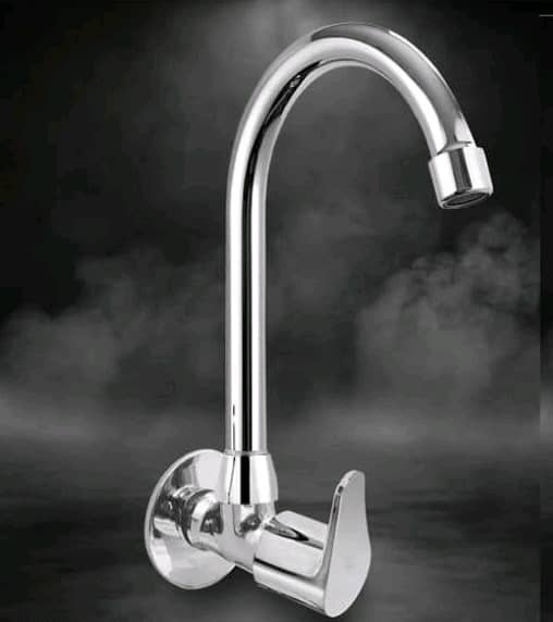 SPOUTMAGIC Steel Kitchen Sink Tap (Sink Cock)