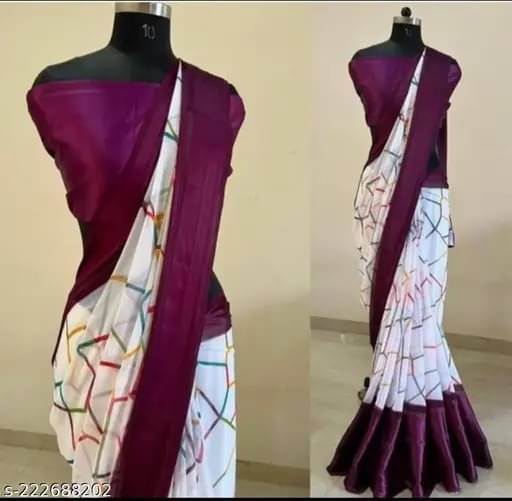 SVB Georgette Printed Saree With Unstitched Blouse Piece ( Maroon ) SVB Georgette Printed Saree With Unstitched Blouse Piece ( Maroon )