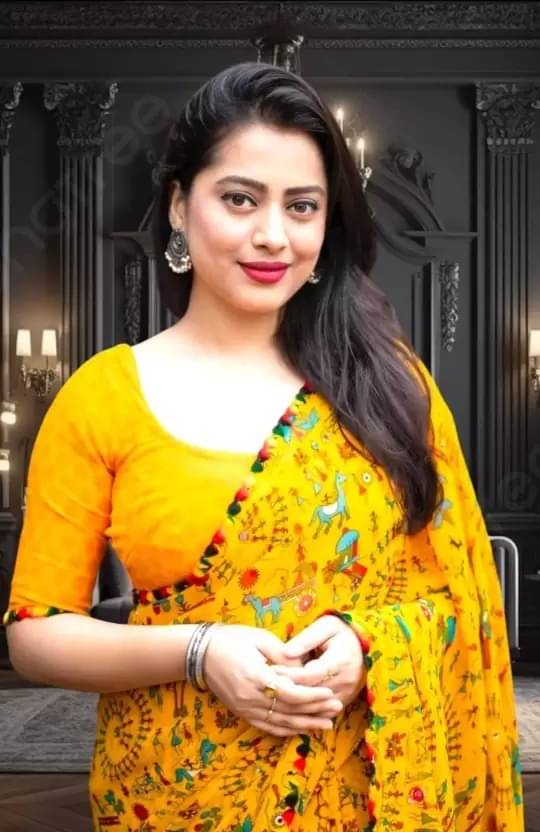 SVB Georgette Printed Saree With Unstitched Blouse Piece ( Yellow ) SVB Georgette Printed Saree With Unstitched Blouse Piece ( Yellow )