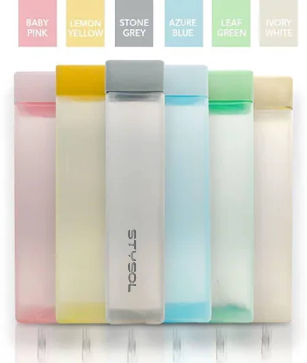 Stysol Frosty Water Bottel Multicolour Plastic Fridge Water Bottle 1000 mL ( Set of 6 ) Stysol Frosty Water Bottel Multicolour Plastic Fridge Water Bottle 1000 mL ( Set of 6 )