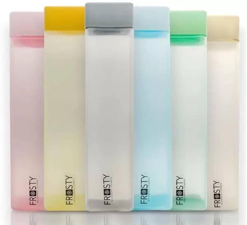 Stysol Frosty Water Bottel Multicolour Plastic Fridge Water Bottle 1000 mL ( Set of 6 ) Stysol Frosty Water Bottel Multicolour Plastic Fridge Water Bottle 1000 mL ( Set of 6 )