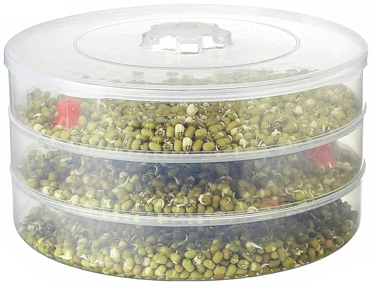     			Stysol Plastic 3 Compartment Sprout Maker