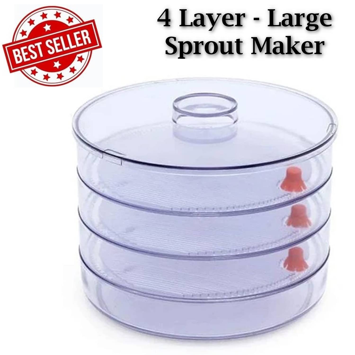     			Stysol Plastic 4 Compartment Sprout Maker