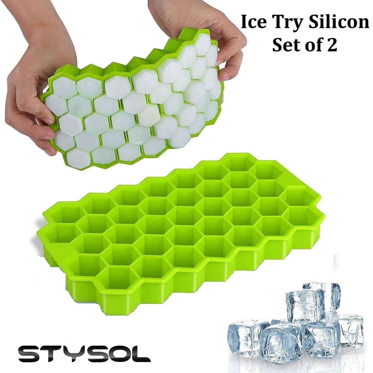     			Stysol Silicone ice Tray Light Green 2 Pcs