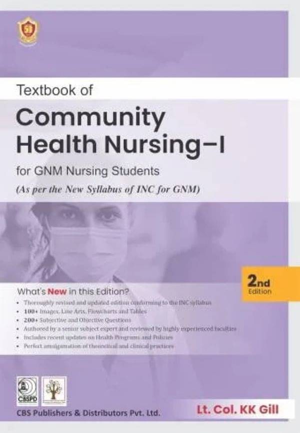     			Textbook of Community Health Nursing -I for GNM Nursing Students 2nd Edition