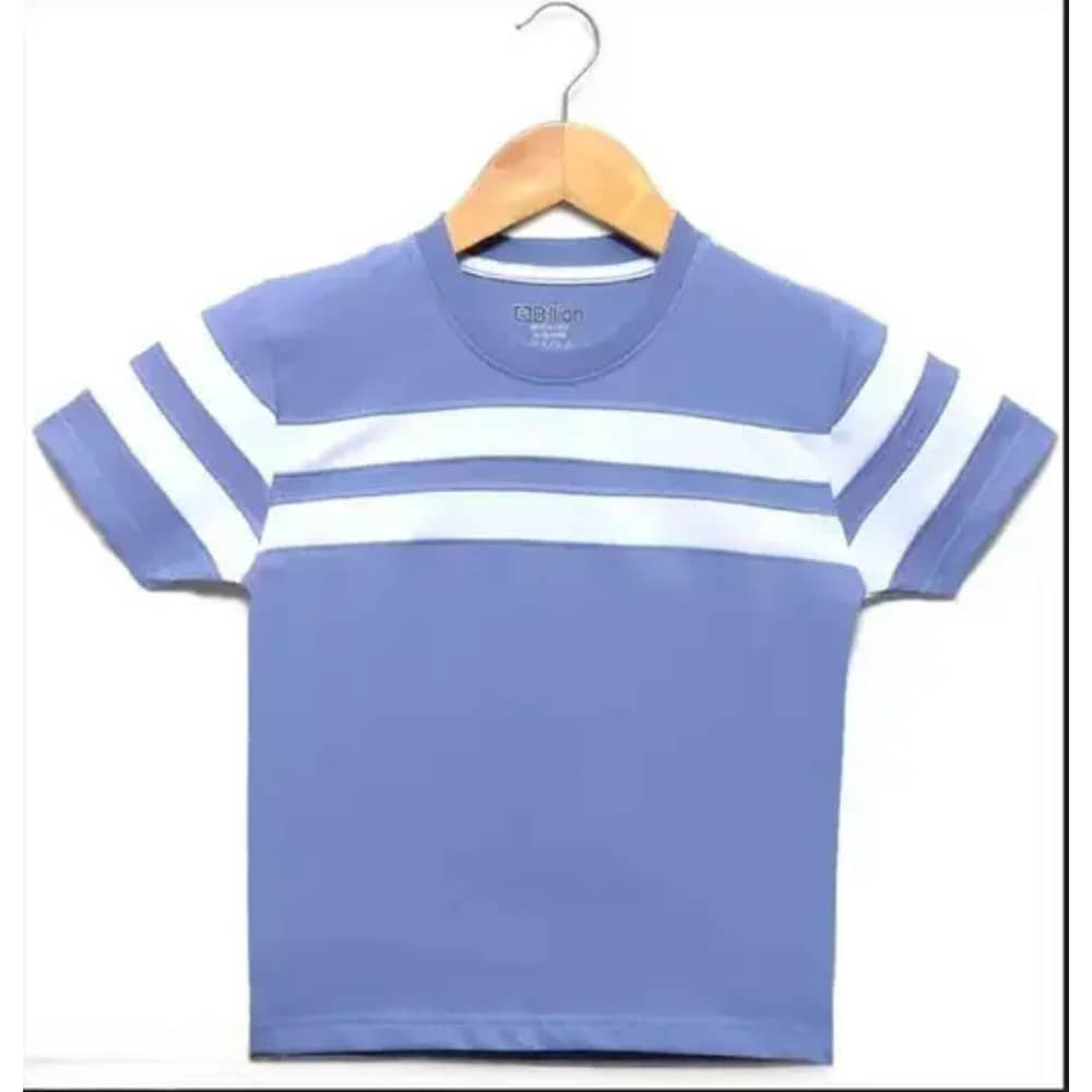 kukke Pack of 1 Boys Cotton T-Shirt ( Blue )