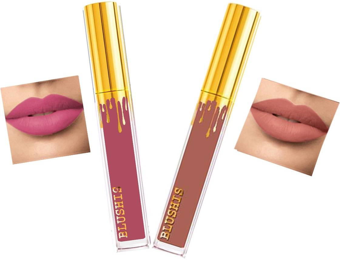 BLUSHIS High Defination Multicolor Matte Lipstick Combo (Pack of 2) BLUSHIS High Defination Multicolor Matte Lipstick Combo (Pack of 2)