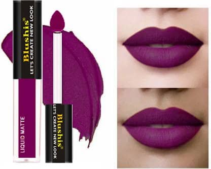 BLUSHIS Long Wear Purple Mini Matte Lipstick