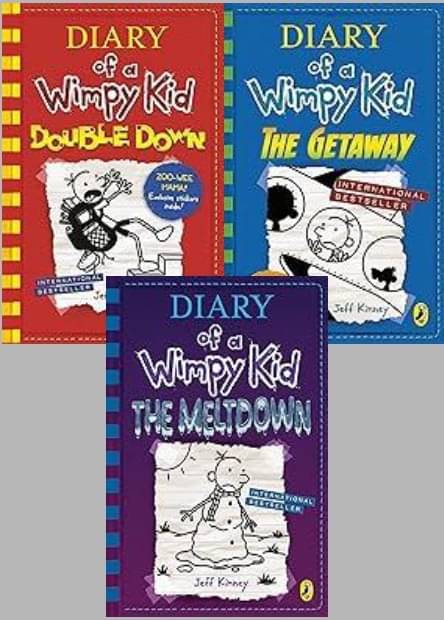     			Diary of a Wimpy Kid: The Double Down + The Getaway + The Meltdown